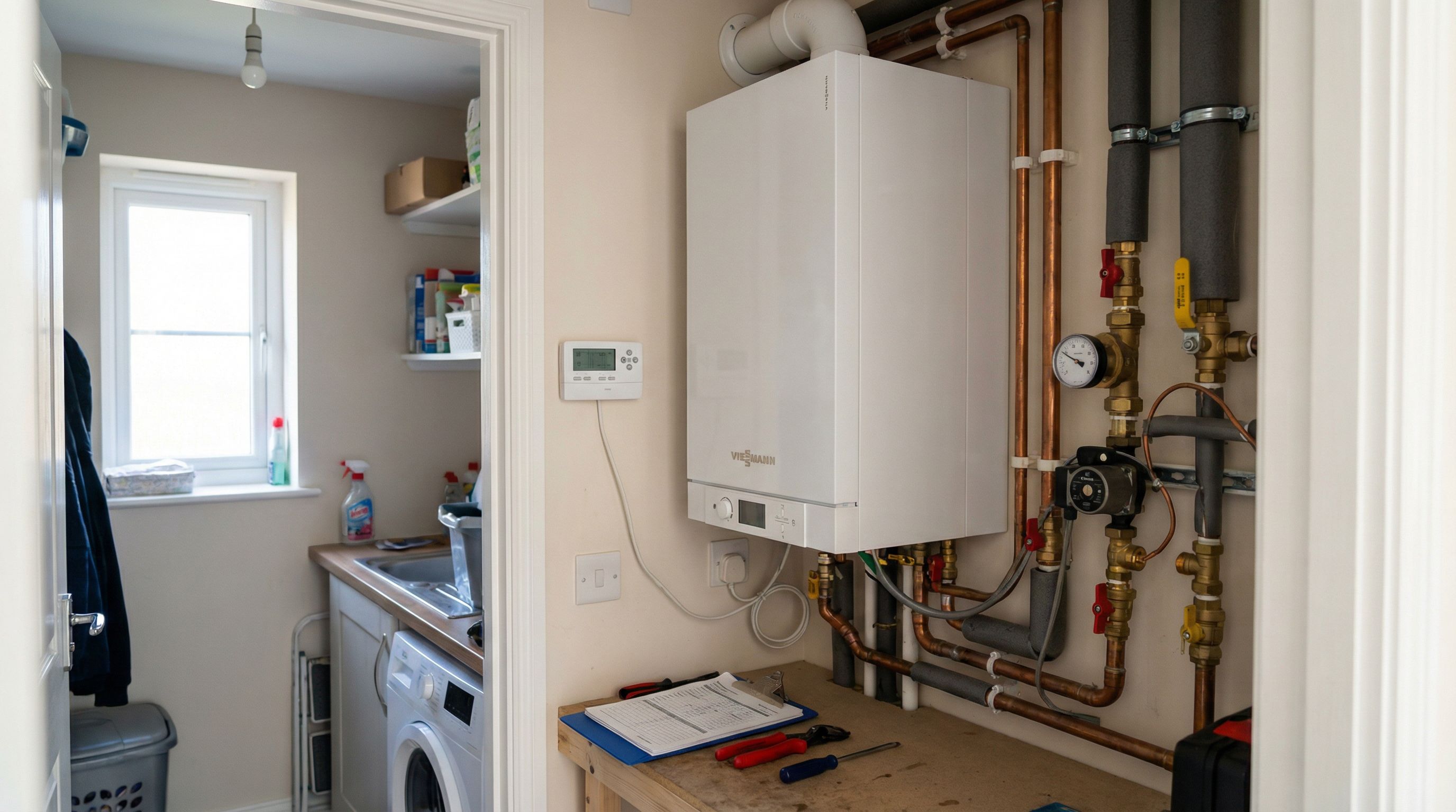 Boiler & Heating service illustration